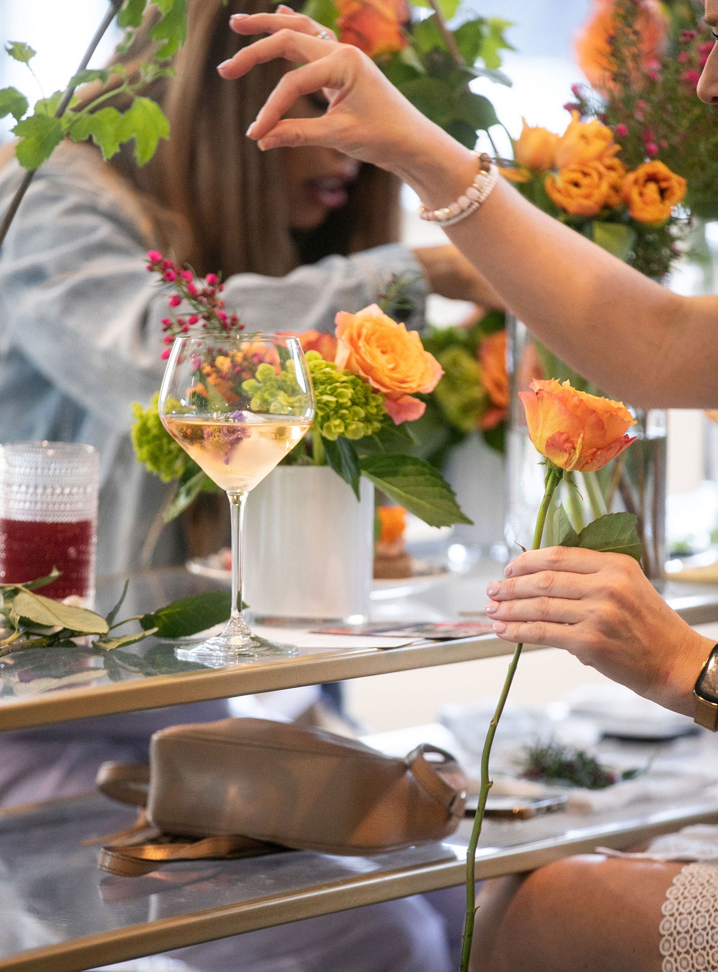 Galentine's Day Floral Class