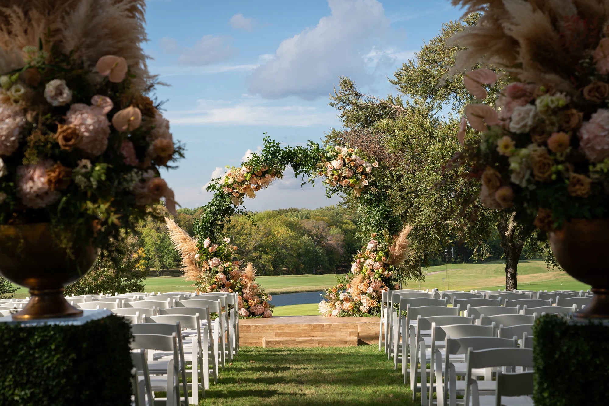 Flowers designed for an Avant Event celebration